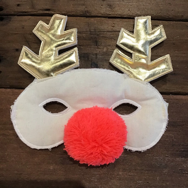 Fabric Reindeer Mask