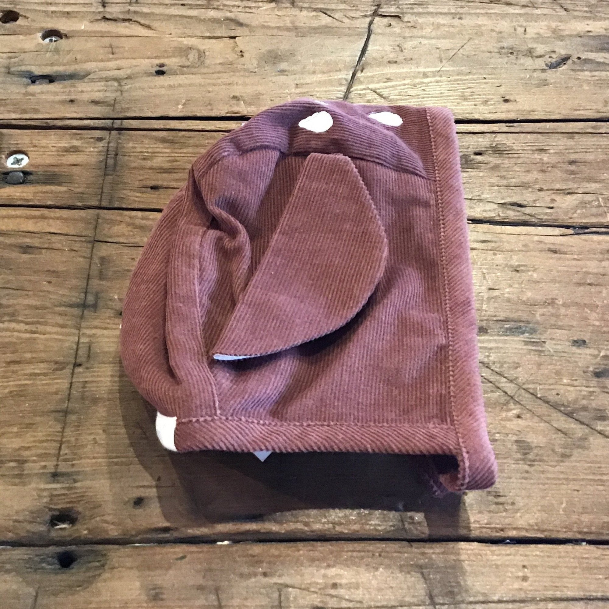 Corduroy Fawn Bonnet