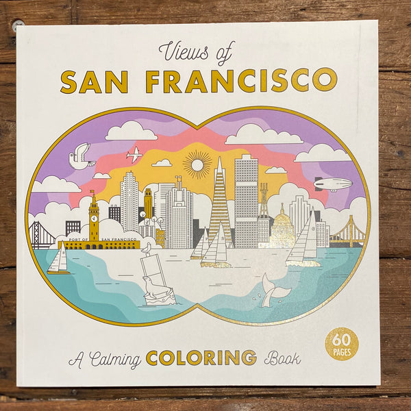 Views of San Francisco Coloring Book