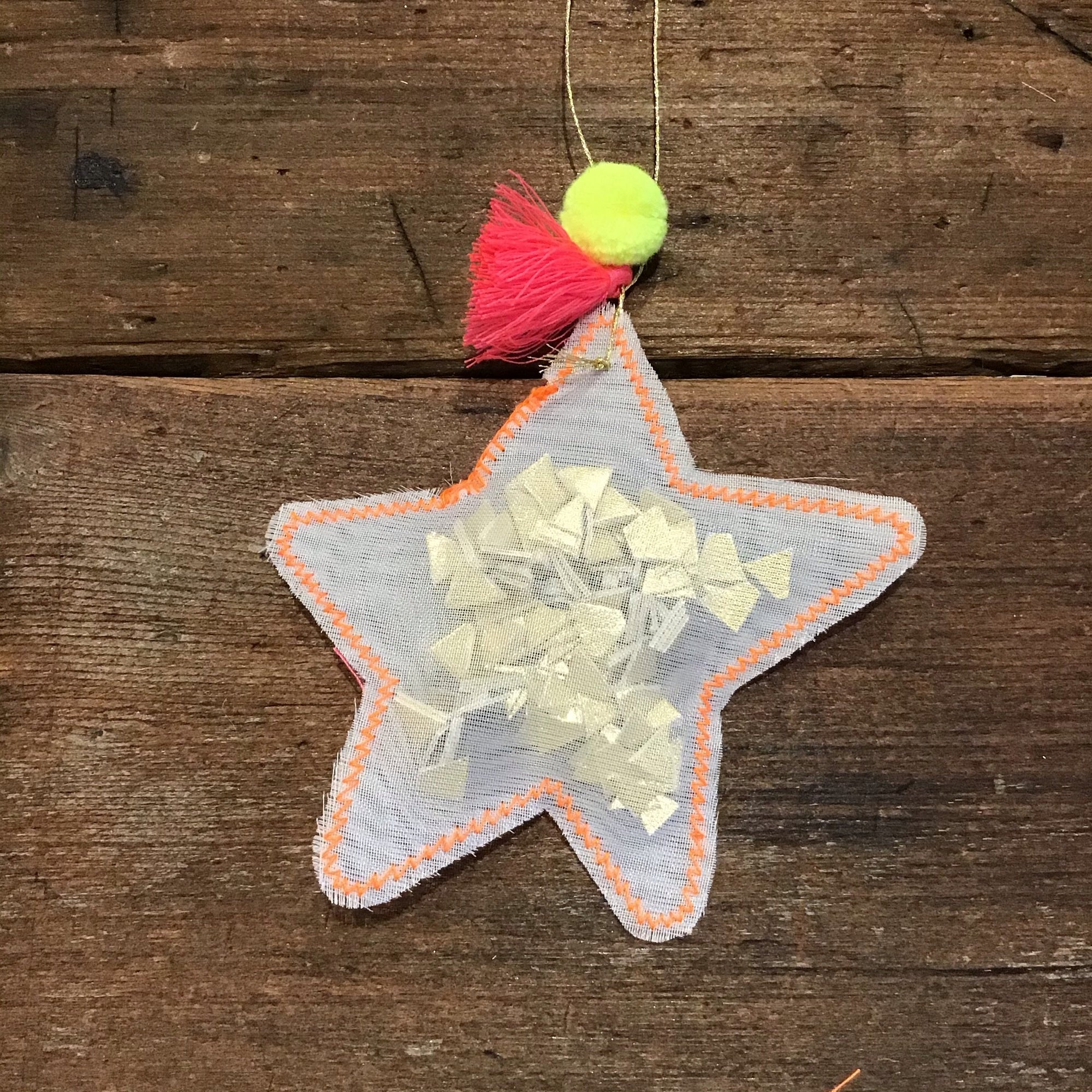 Star Organdie Ornament