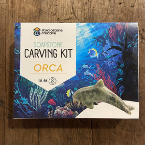 Soapstone Carving Kit -Orca 8yrs+