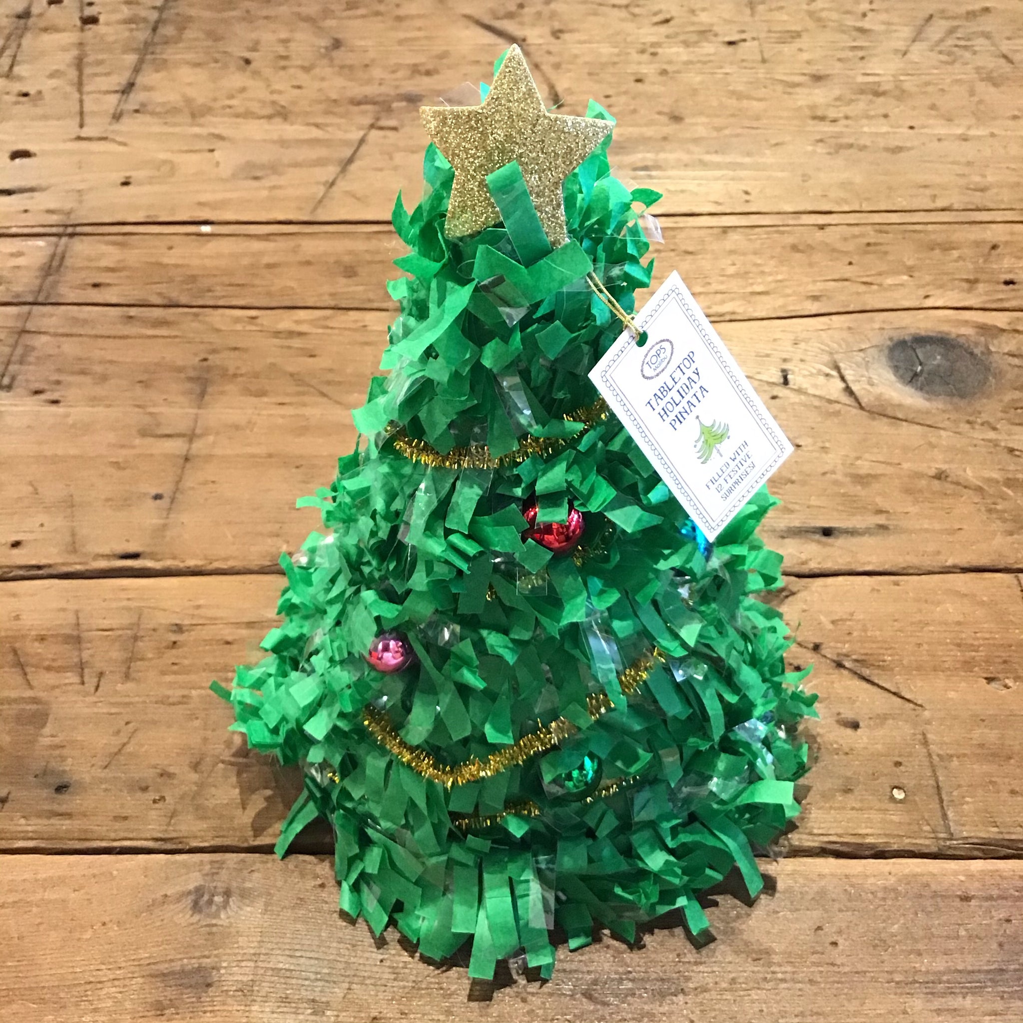 Christmas Tree Tabletop Piñata
