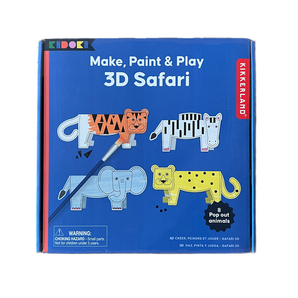 Make, Paint & Play - 3D Safari (3-6yrs)
