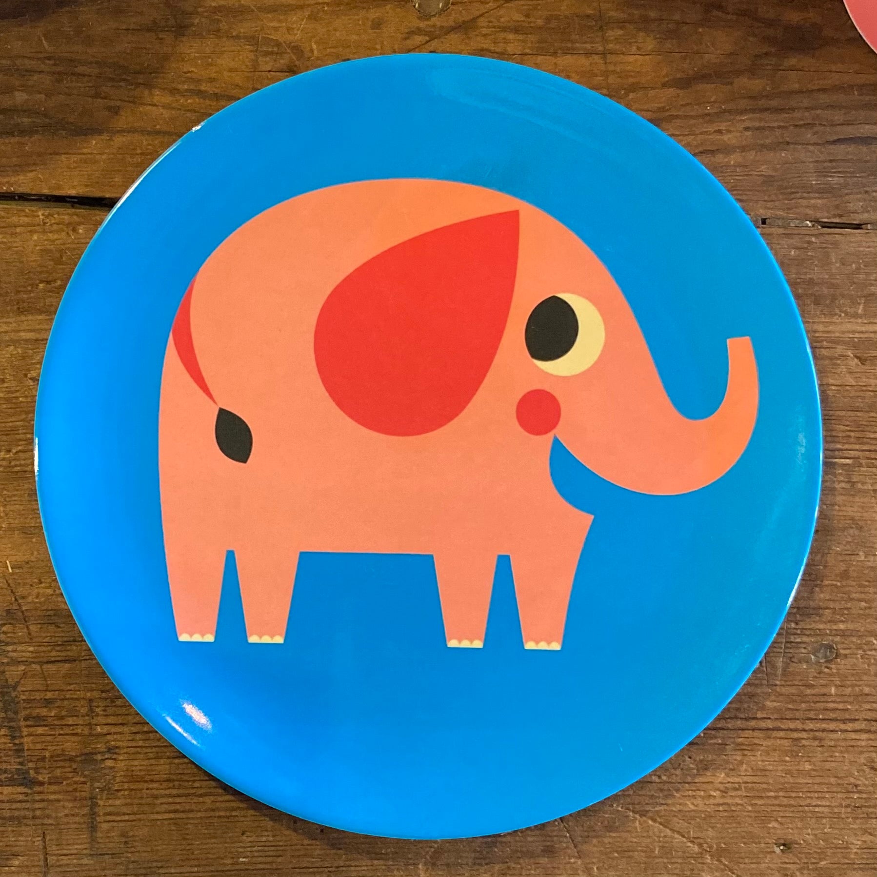 Elephant Melamine Plate -Ingela P. Arrhenius